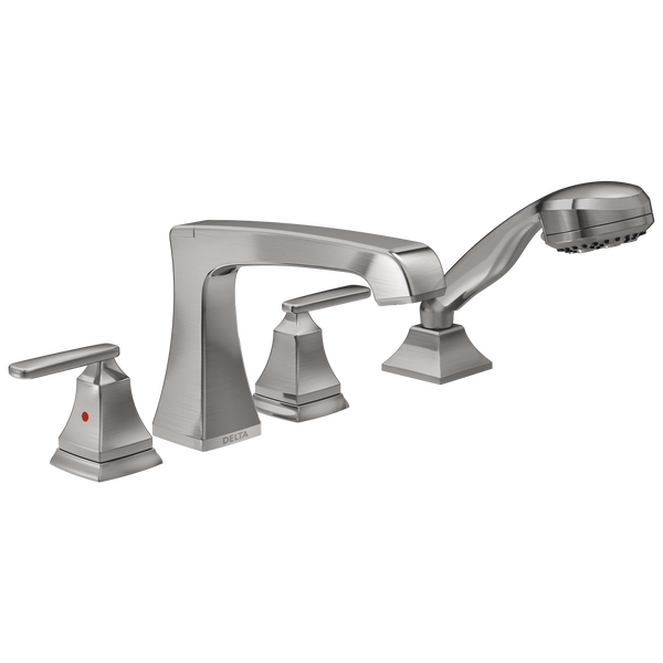 Roman Tub Faucet Trim 2L (Recertified) in Stainless T4764SSR Delta