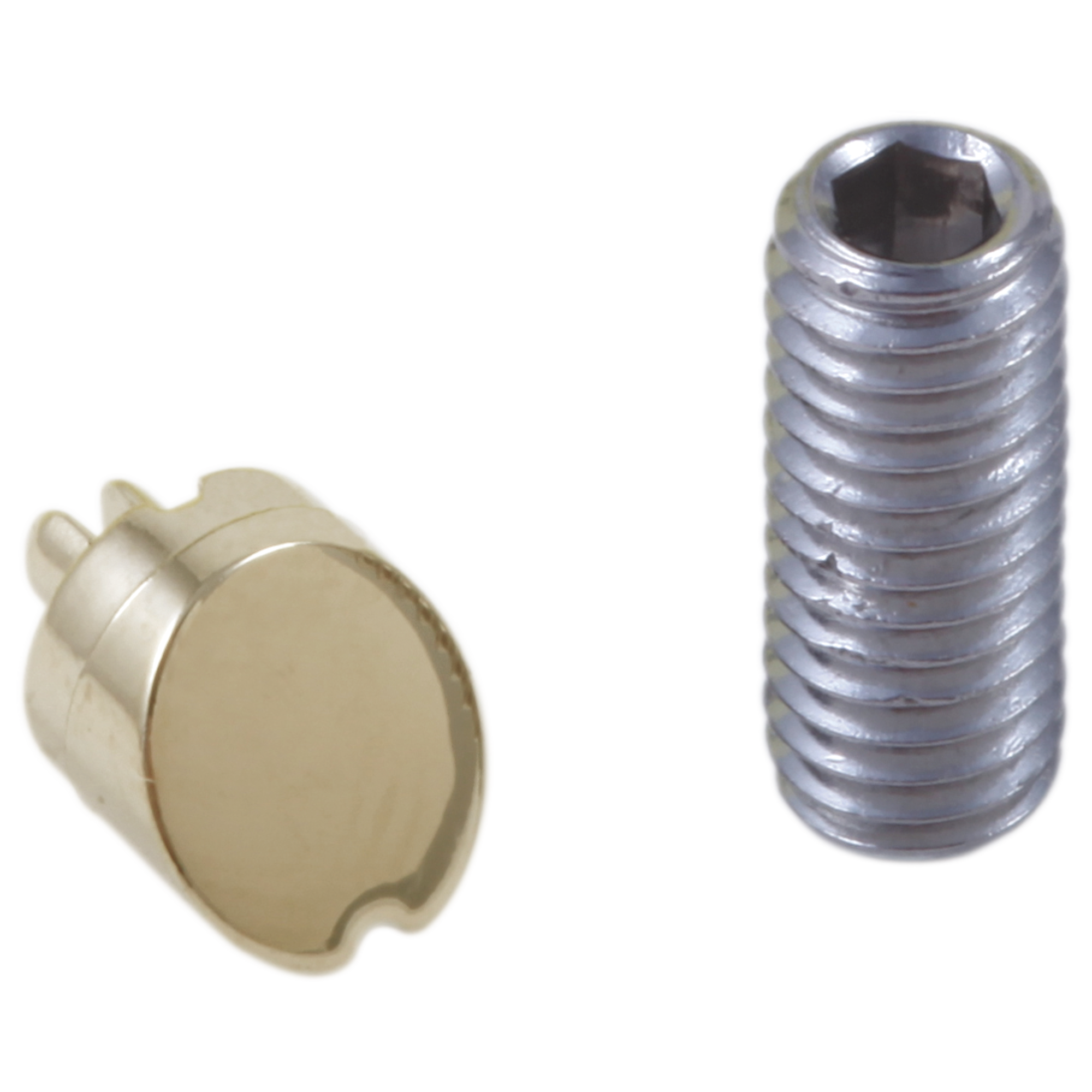 Delta Faucet CassidyE Set Screw & Button - Diverter - Polished Nickel