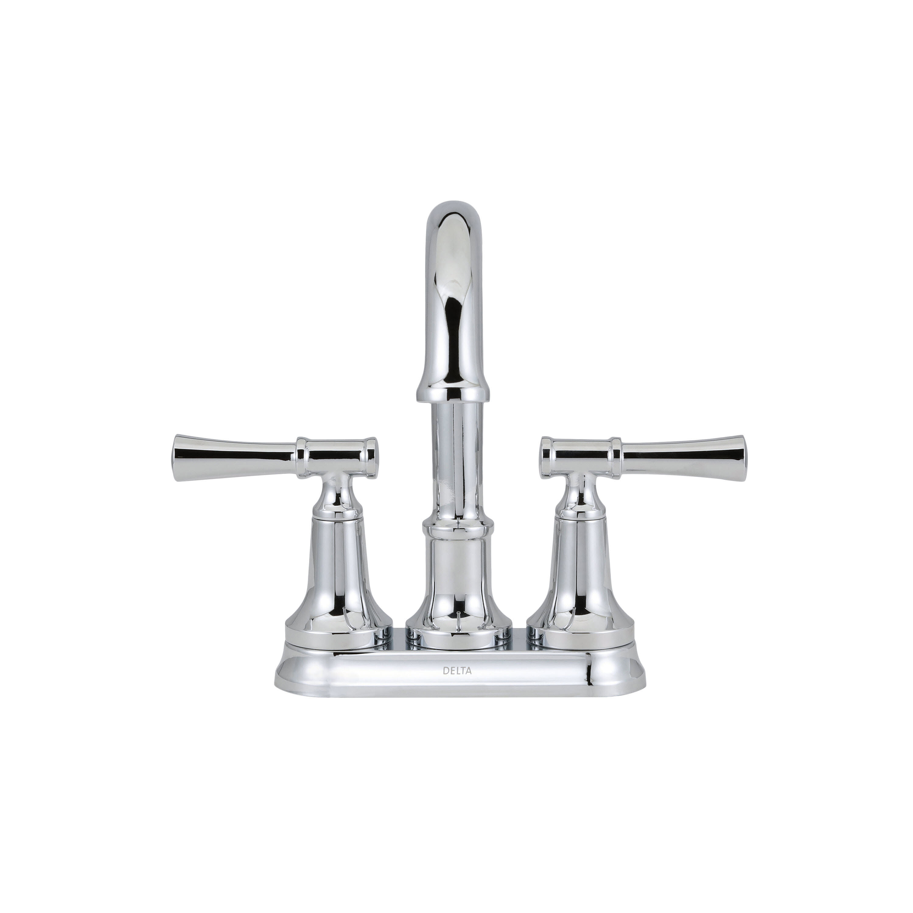Two Handle Centerset Bathroom Faucet in Chrome 25747LF | Delta Faucet