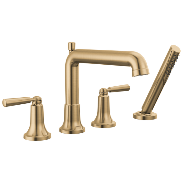 Roman Tub Trim with Hand Shower in Champagne Bronze T4736-CZ