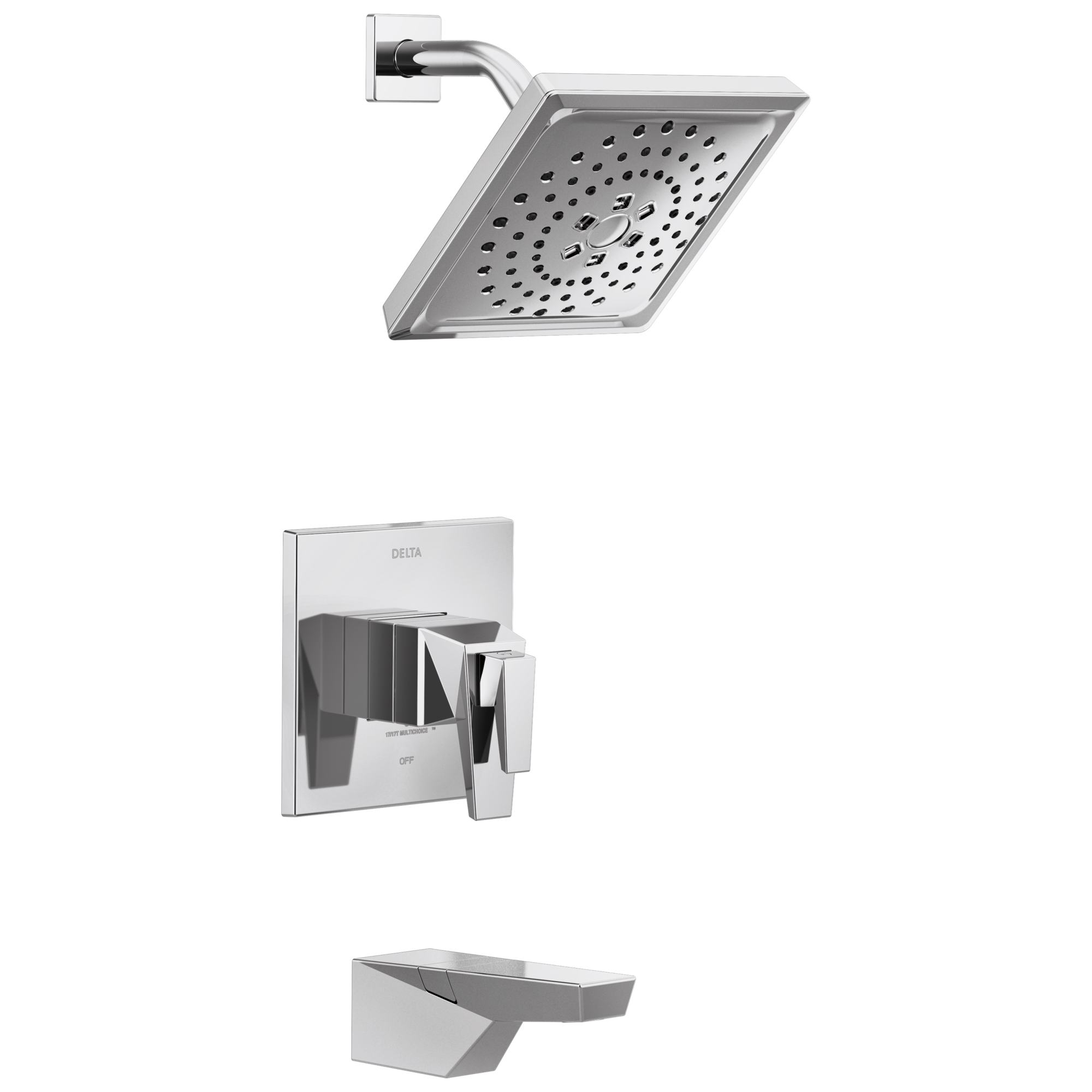 Delta Faucet TrillianE TempAssure 17T Series Tub & Shower Trim - Lumicoat Chrome