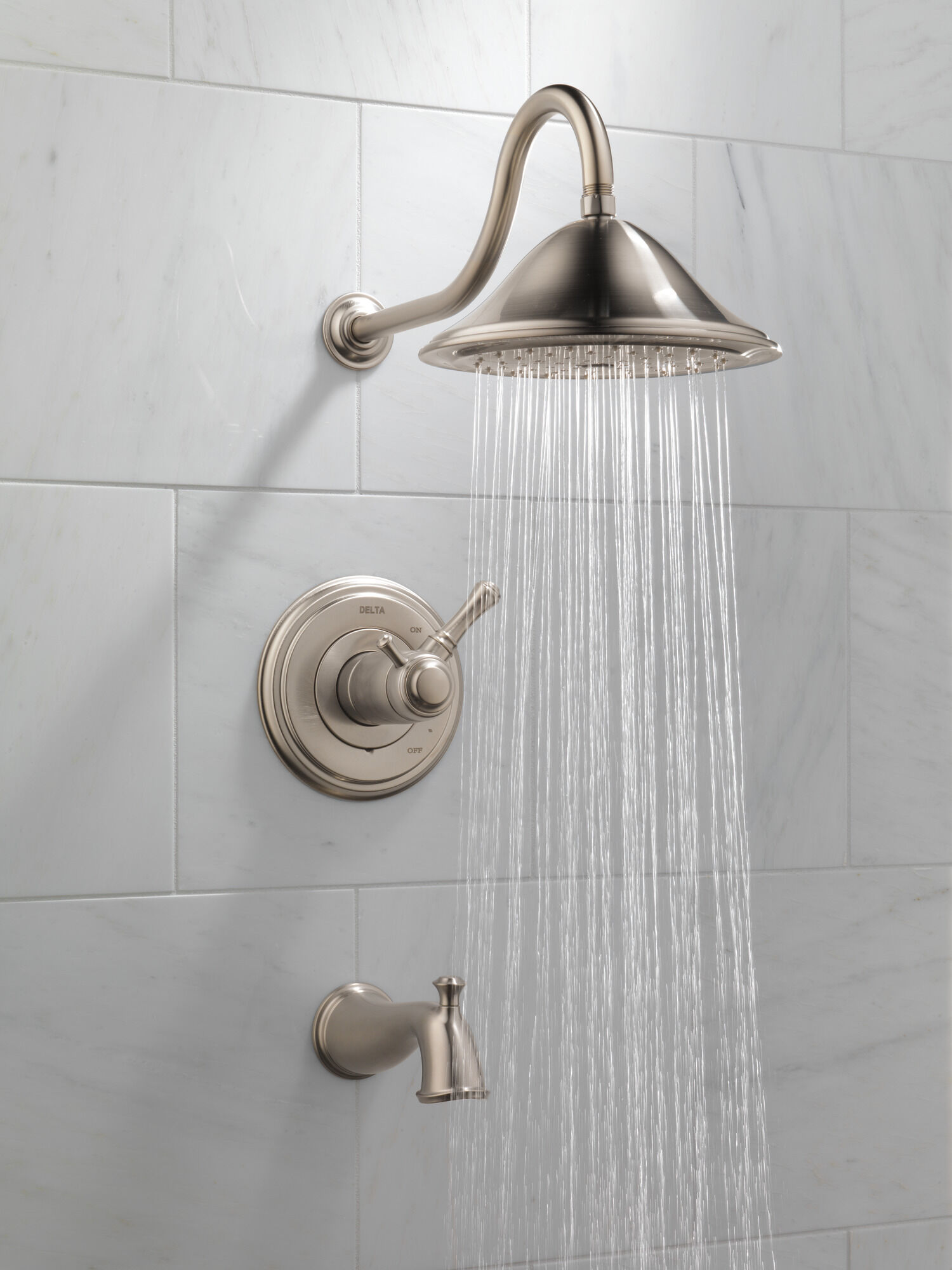 TempAssure® 17T Series Tub & Shower Trim in Stainless T17T497-SS