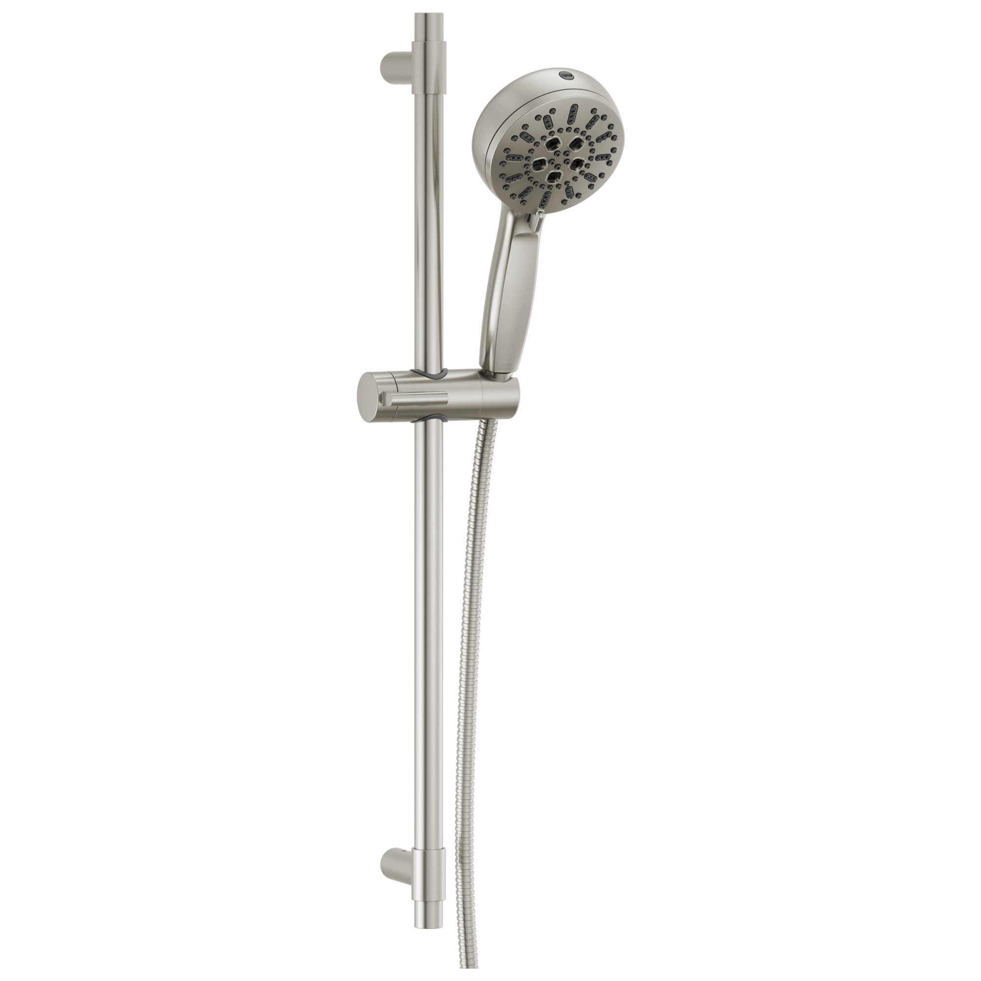 Delta Faucet Universal Showering Components 7-Setting Slide Bar Hand Shower with Cleaning Spray - Lumicoat Stainless