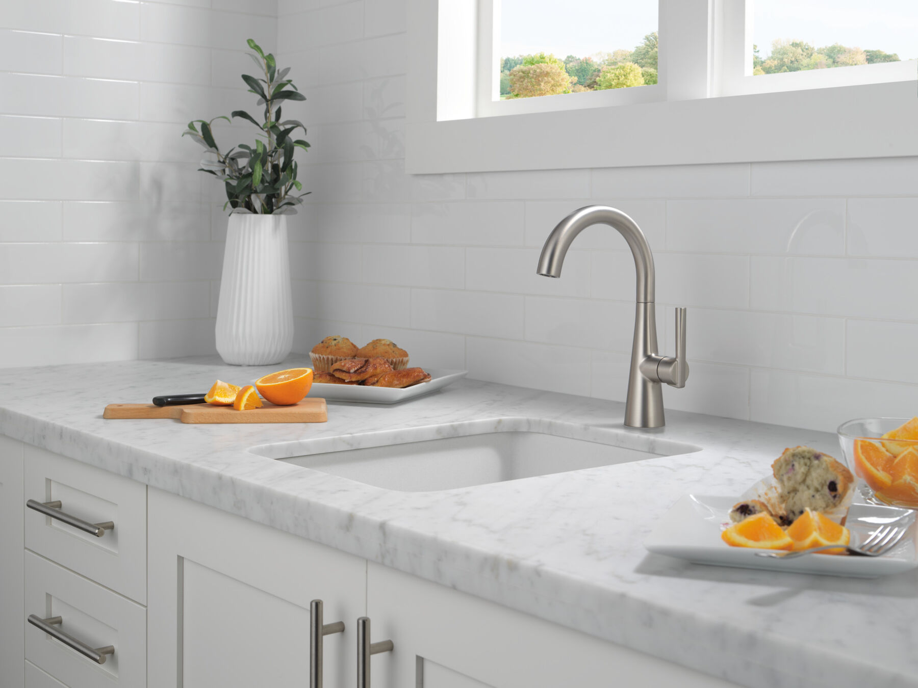 Single Handle Bar Prep Faucet in Spotshield Stainless 14882LFSP