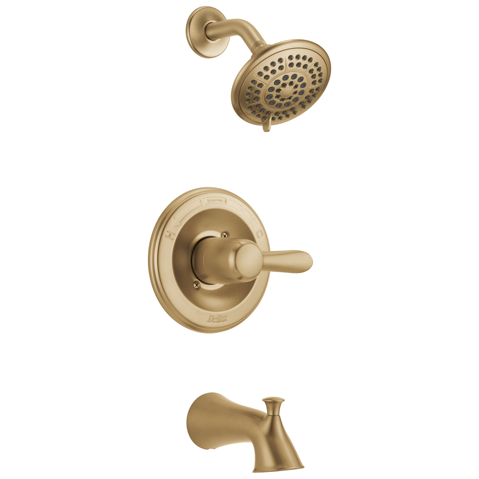 Delta Faucet Lahara Monitor 14 Series Tub & Shower Trim - Champagne Bronze