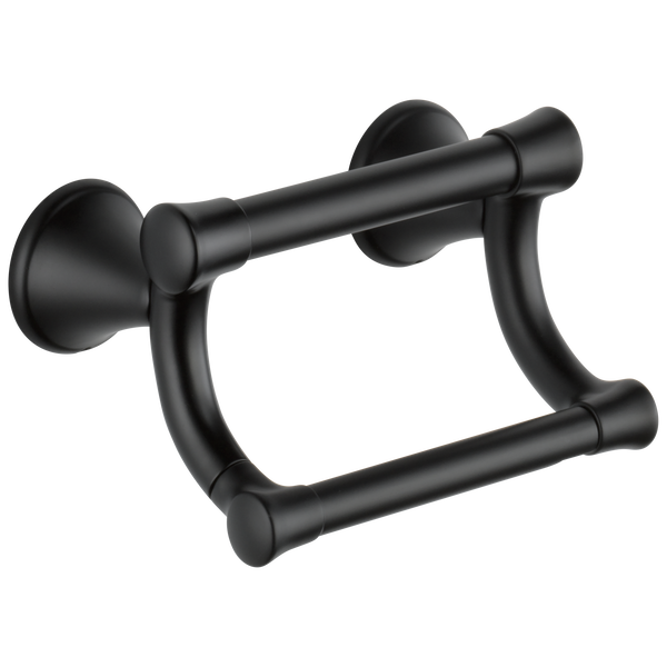 Décor Assist Transitional Tissue Holder w/ Assist Bar in Matte Black