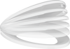 Elongated Slow-Close Toilet Seat