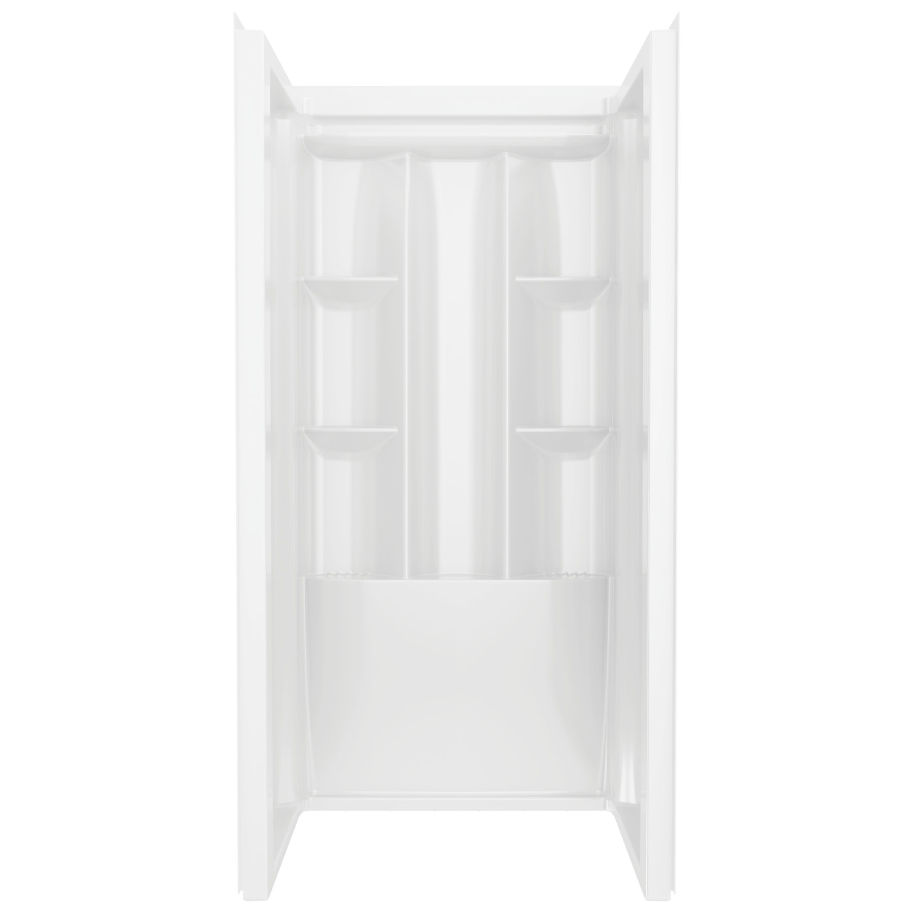 ProCrylic 36 in. x 36 in. Shower Wall in High Gloss White B12207