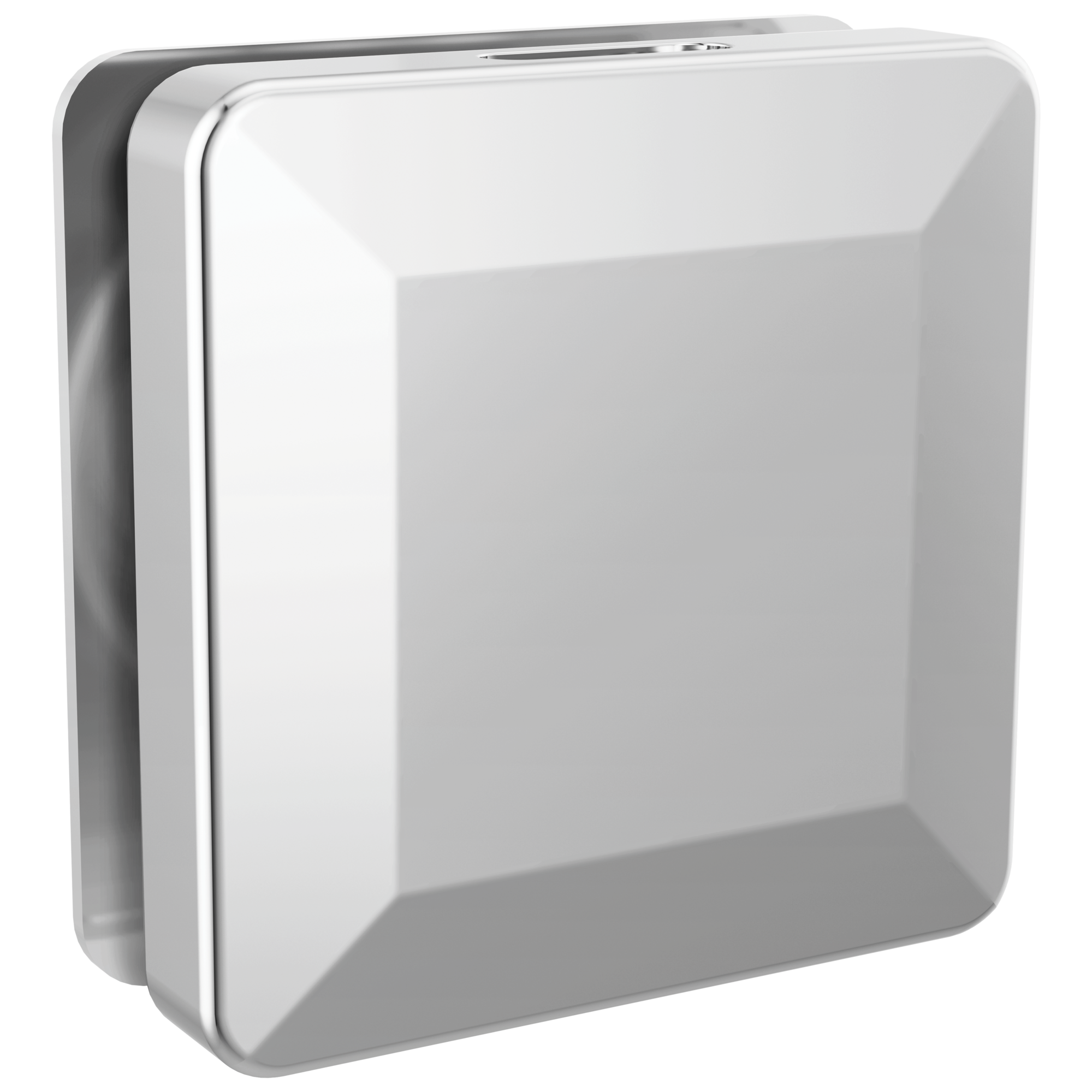 Delta Faucet Universal Showering Components Square Steam Head - Lumicoat Chrome