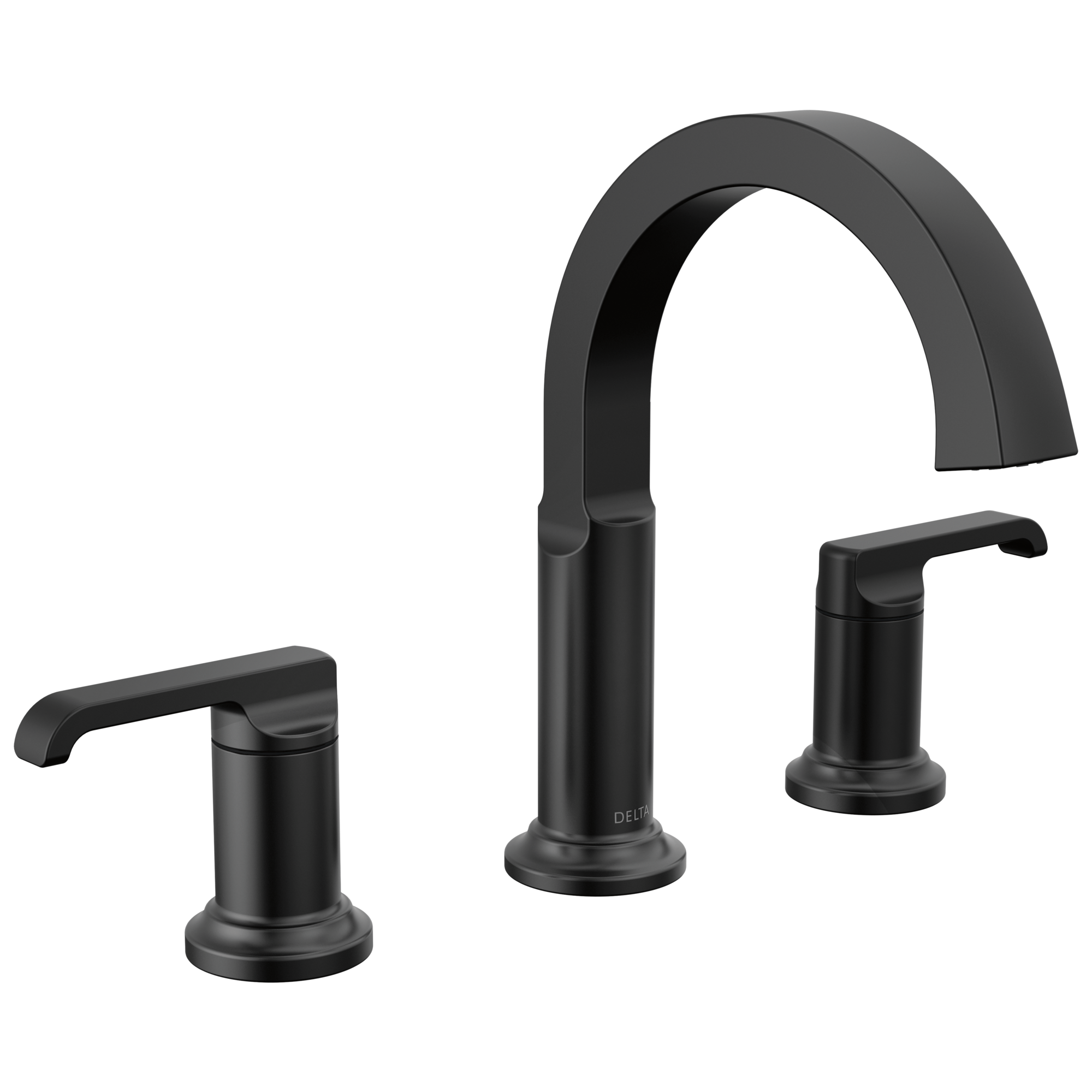 Delta Faucet Tetrae Two Handle Widespread Bathroom Faucet - Matte Black
