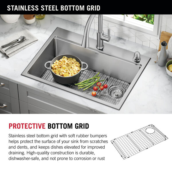 30” Stainless Steel Workstation Kitchen Sink Drop-In ...
