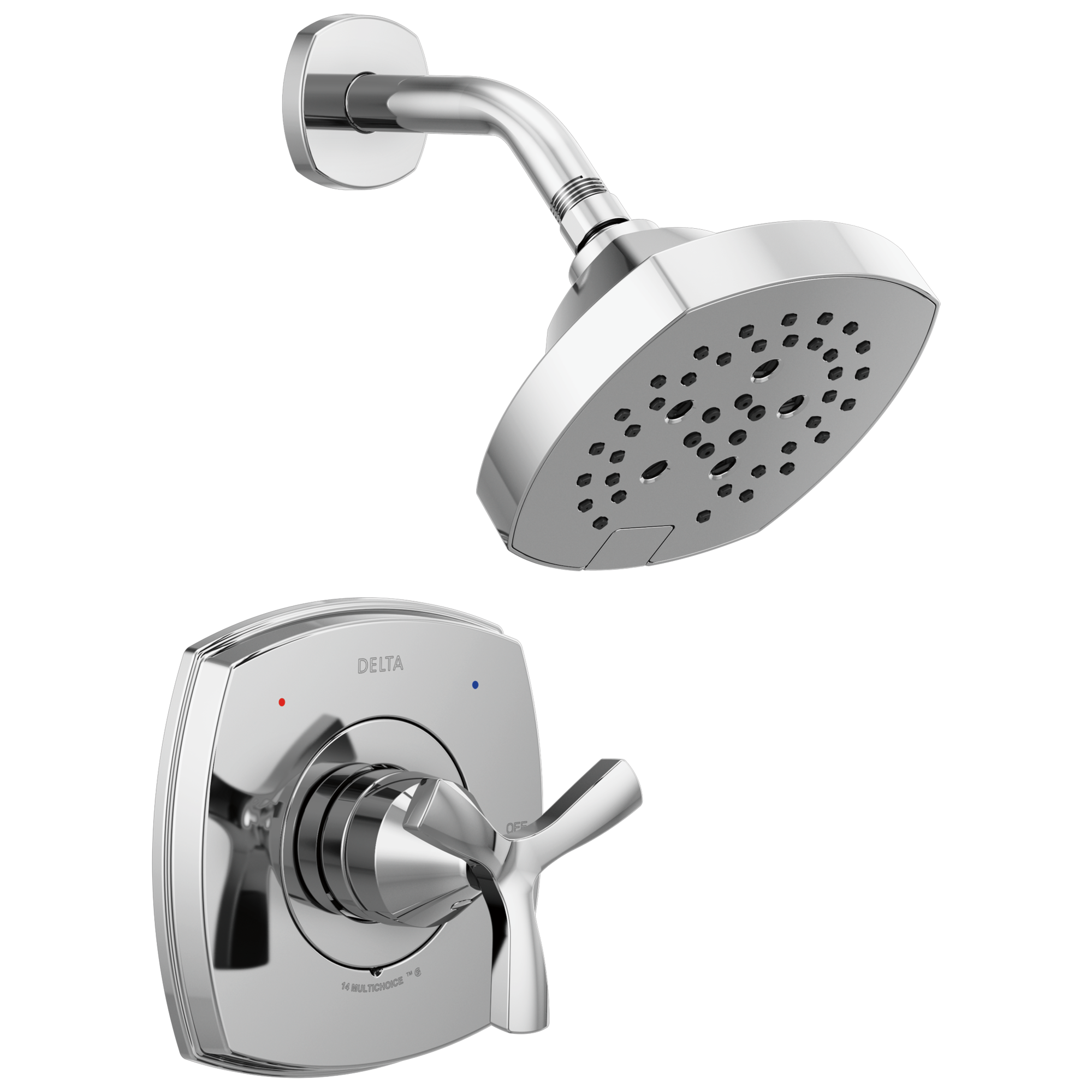 Delta Faucet Stryke 14 Series Shower Only - Lumicoat - Chrome