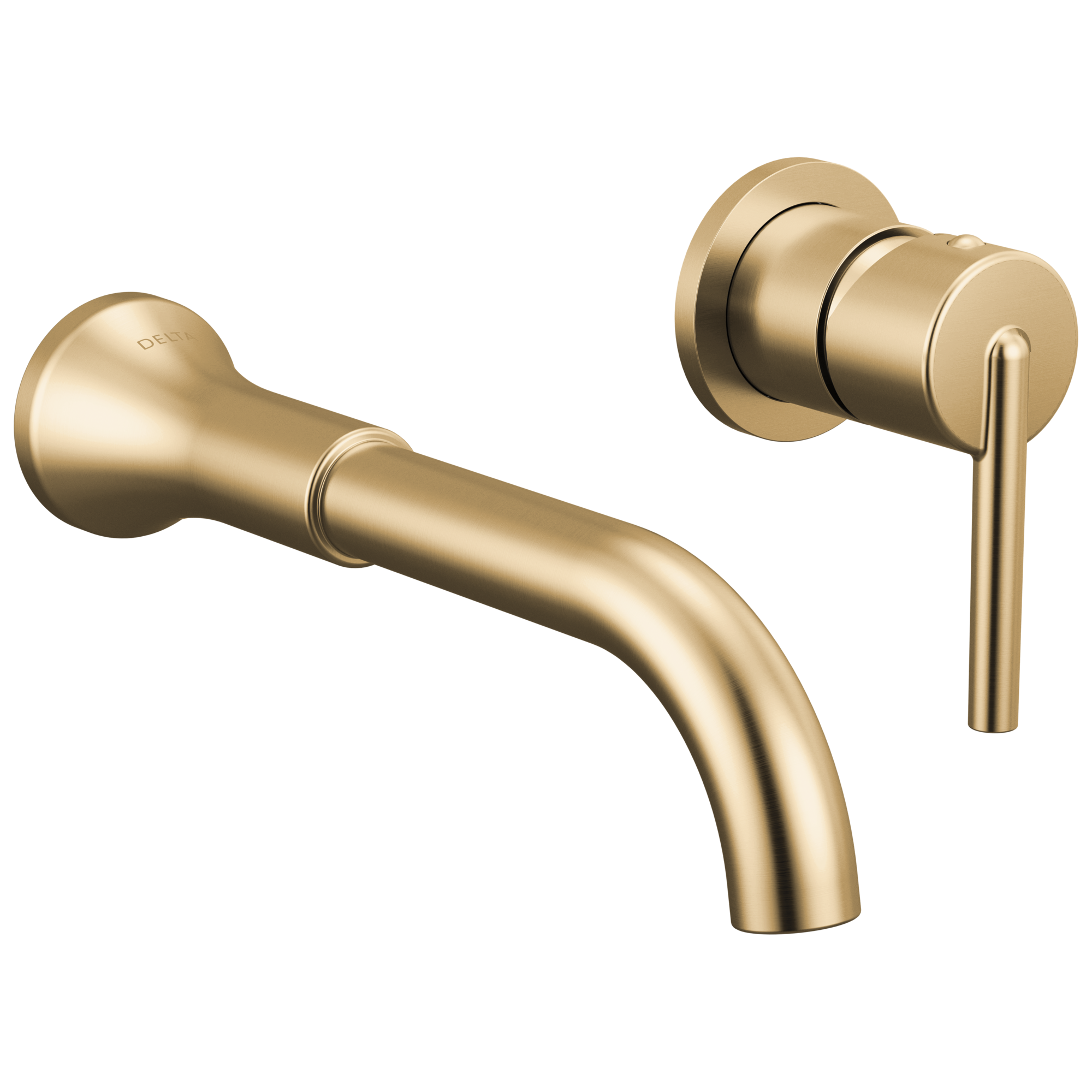 Delta Faucet Trinsic Single Handle Wall Mount Bathroom Faucet Trim - Champagne Bronze