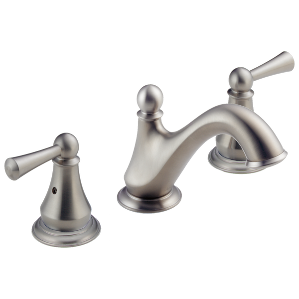Two Handle Widespread Bathroom Faucet in Stainless 35999LF-SS Delta Faucet