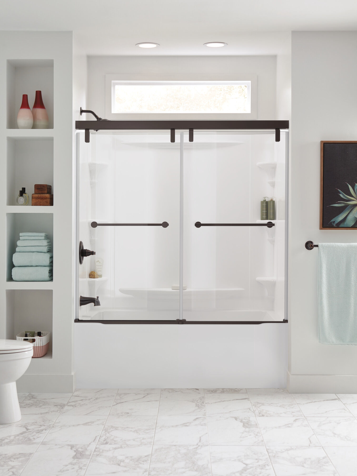 Delta 144984COBA Porter SingleHandle Tub & Shower Faucet Oil Rubbed