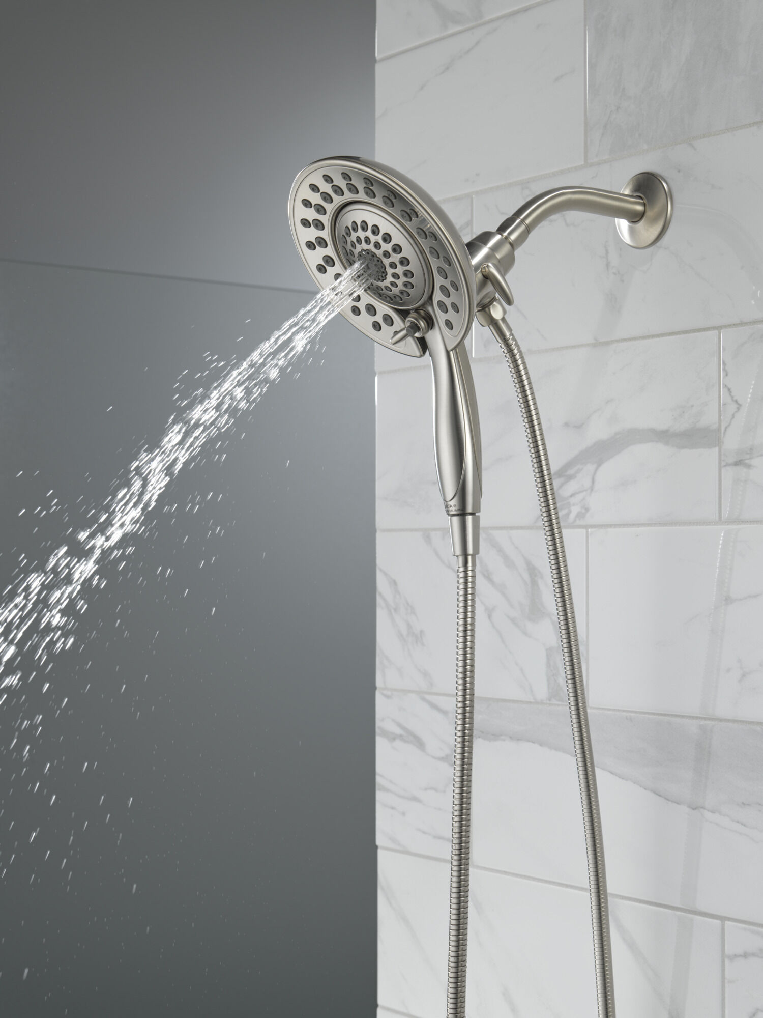 In2ition® 5-Setting Two-In-One Shower in Lumicoat® Stainless 58569