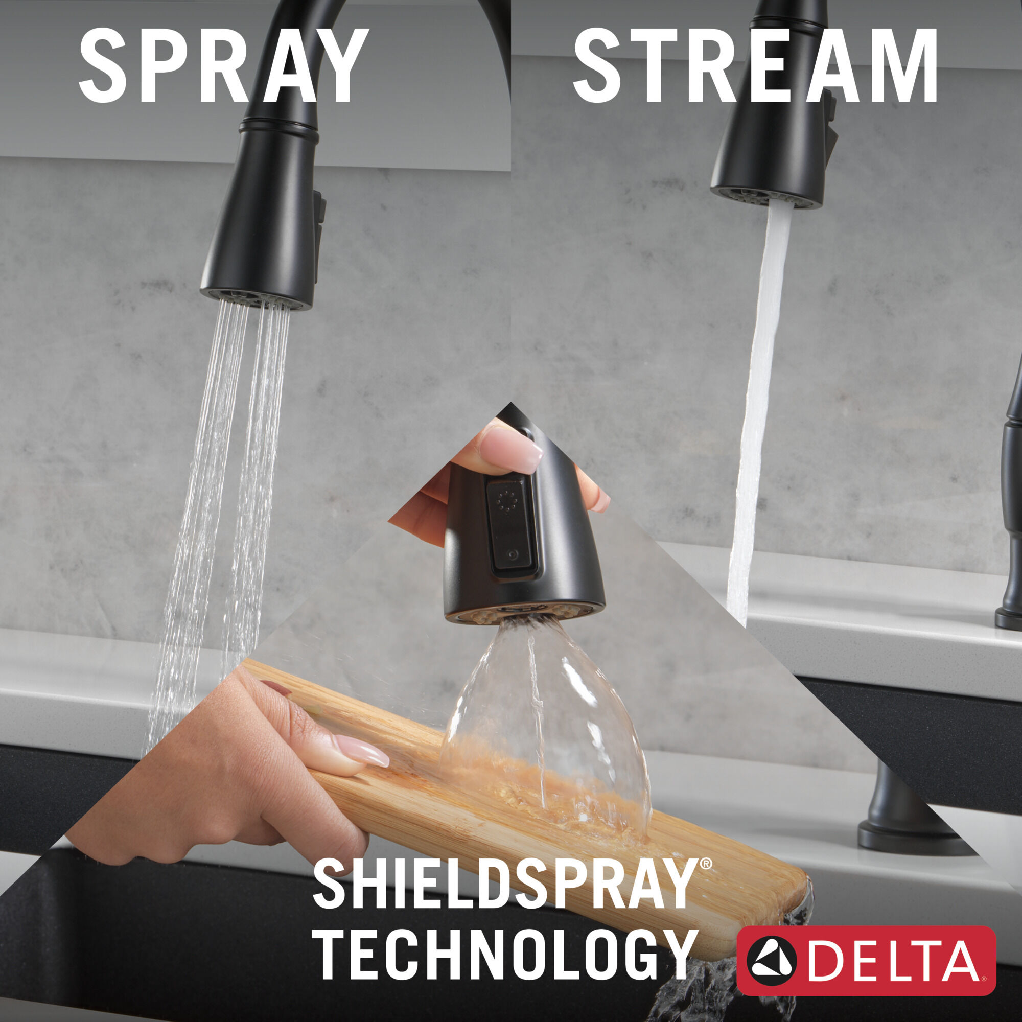 Single Handle Pull-Down Kitchen Faucet with Soap Dispenser and