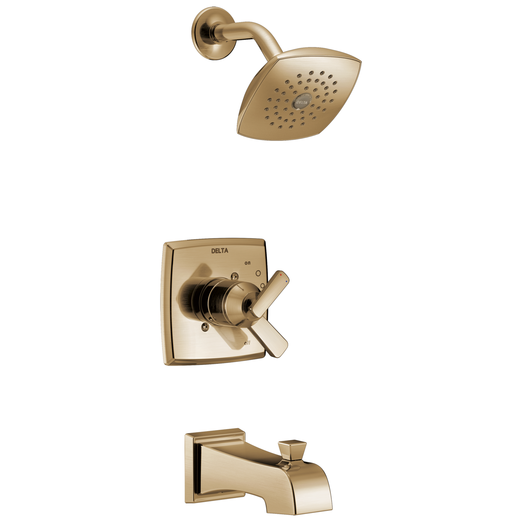 Monitor® 17 Series Tub and Shower Trim in Champagne Bronze T17464