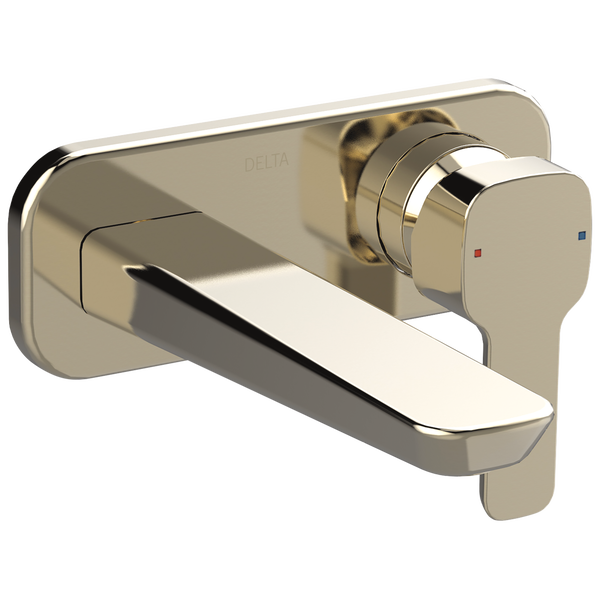 Single Handle Wall Mount Bathroom Faucet Trim in Polished Nickel T31339