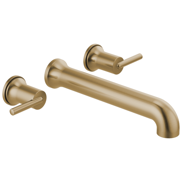 Wall Mounted Tub Filler in Champagne Bronze T5759-CZWL | Delta Faucet