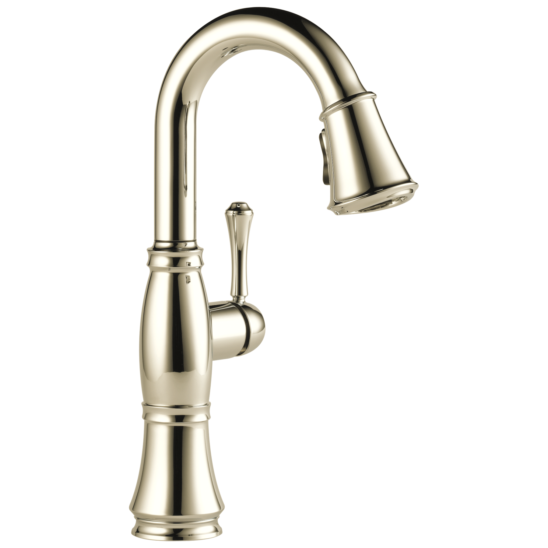 Single Handle Pull-Down Bar/Prep Faucet in Lumicoat® Polished