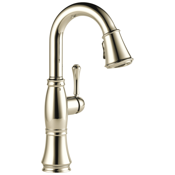 Single Handle Pull-Down Bar/Prep Faucet in Lumicoat® Polished