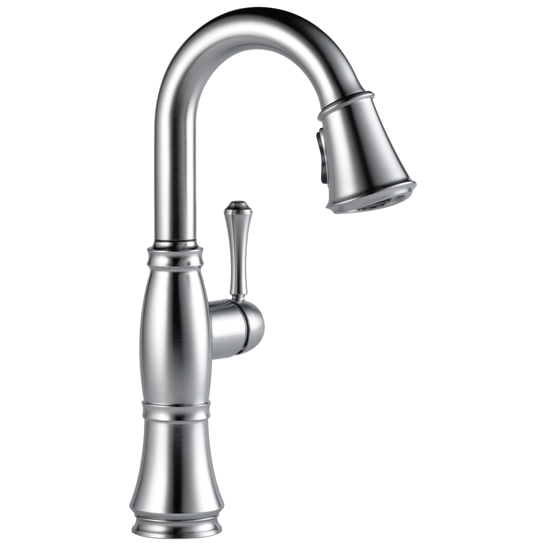 Single Handle Pull-Down Bar/Prep Faucet in Lumicoat® Arctic