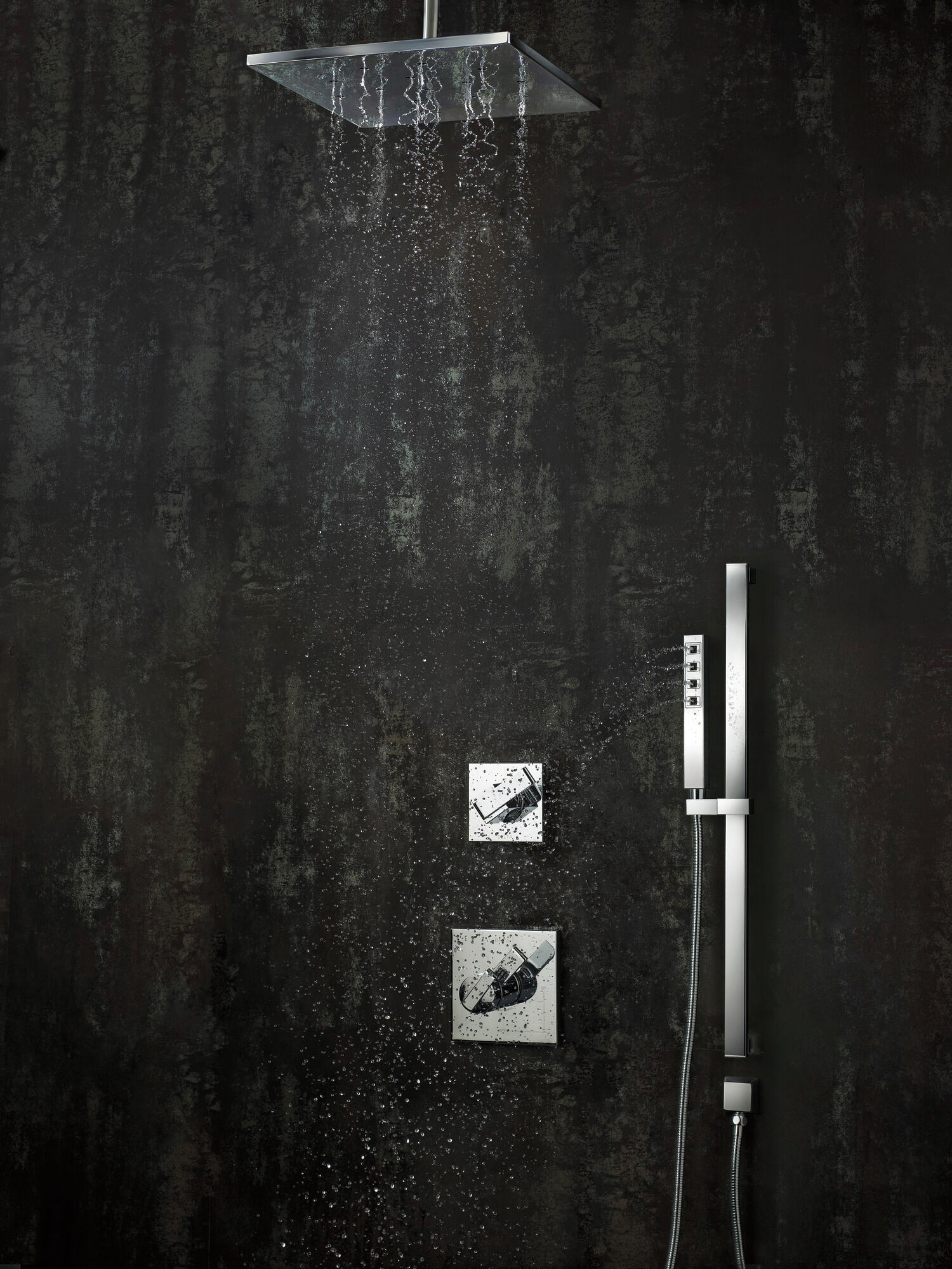 (´・ω・｀) H2Okinetic® Single-Setting Slide Bar Hand Shower in Chrome 51567