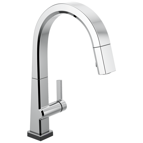 Delta Faucet Single Handle Pull Down Kitchen Faucet With Touch2O® Technology In Chrome