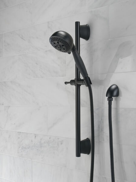 H2Okinetic® 5-Setting Slide Bar Hand Shower in Matte Black 51559-BL | Delta  Faucet