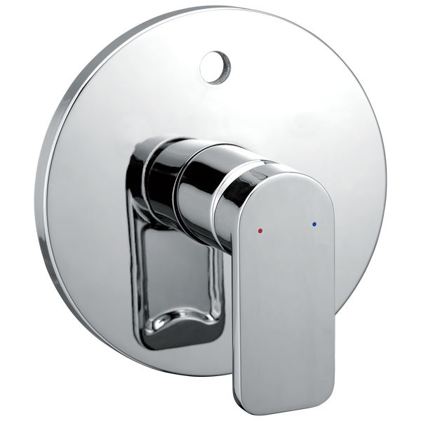 InWall Tub and Shower Push Button Trim in Chrome T853265 Delta Faucet