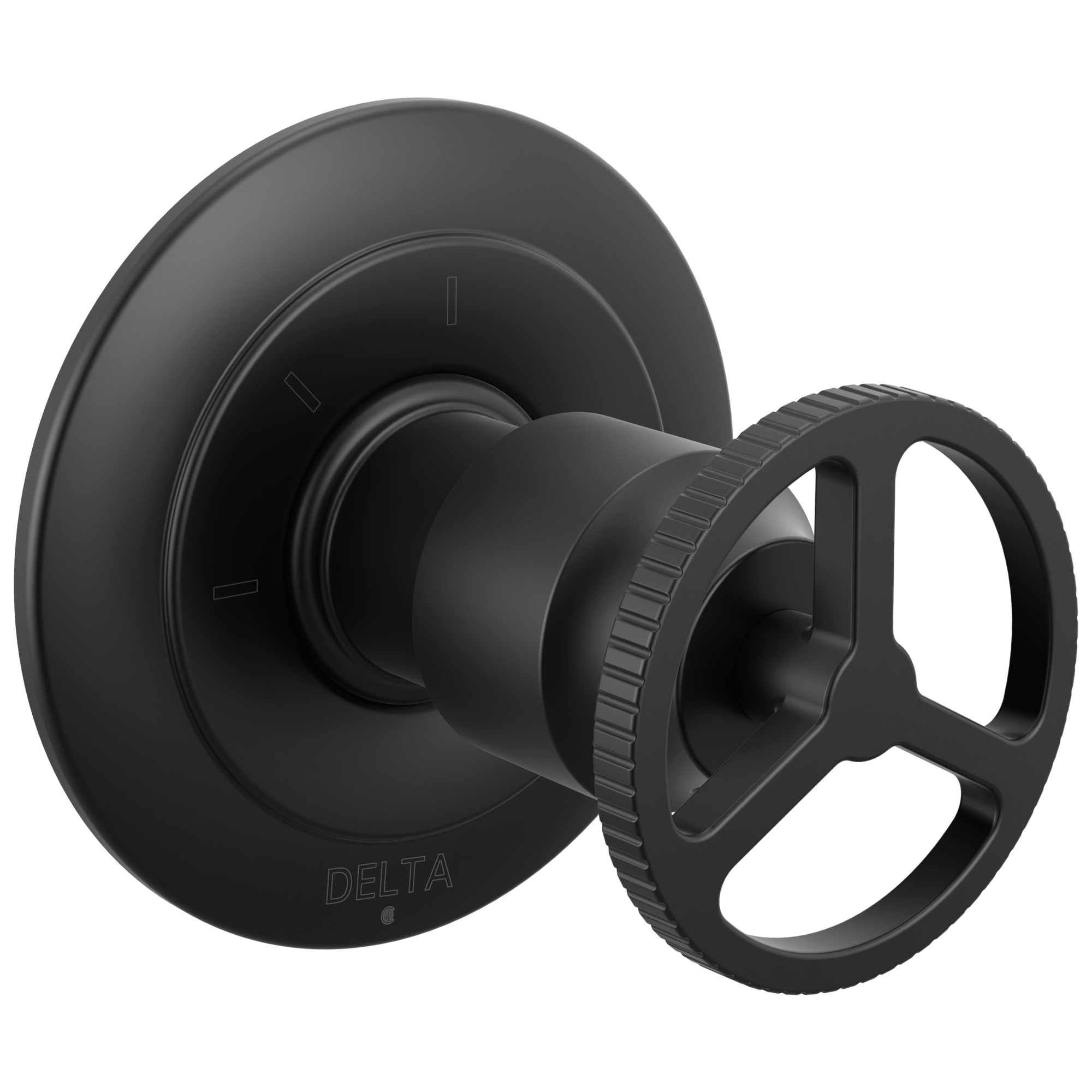 Delta Faucet Trinsic Diverter Trim 3-Setting - Matte Black