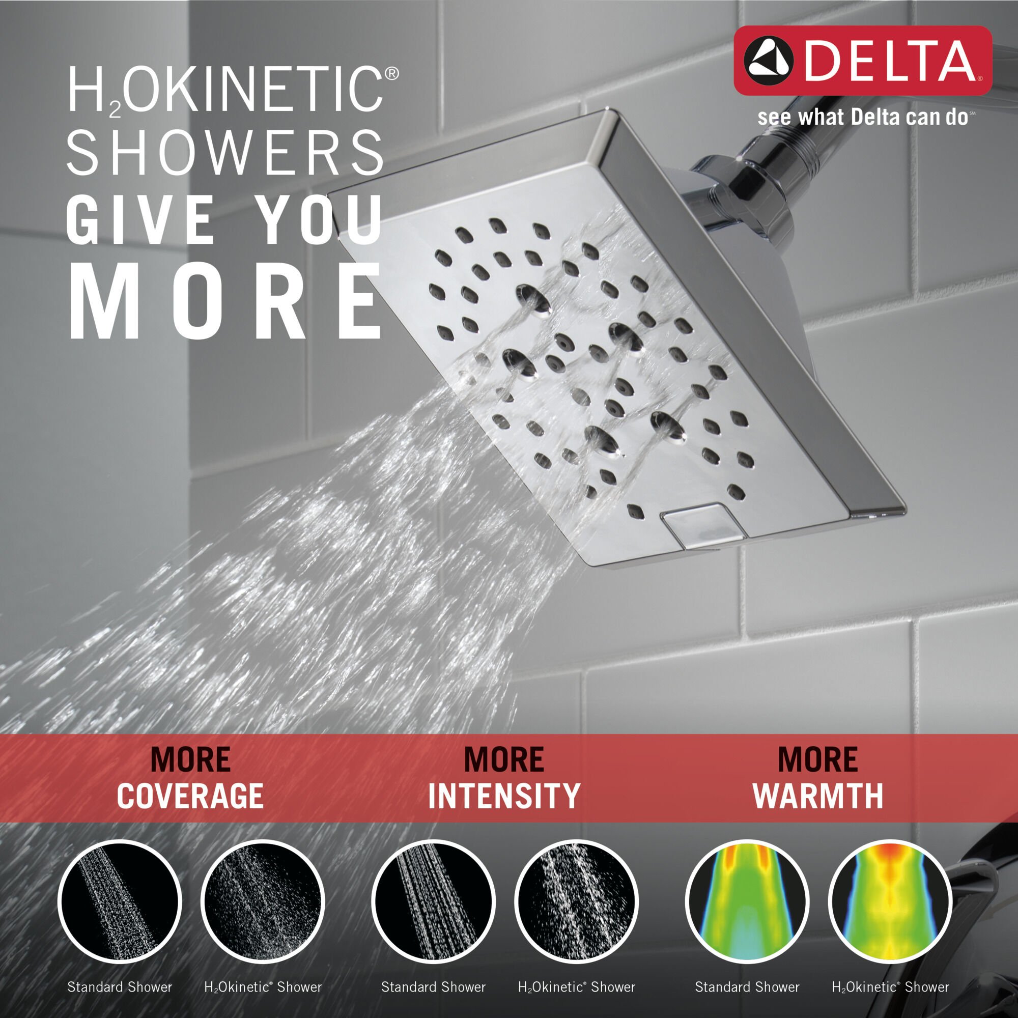 Monitor(R) 14 Series Tub and Shower in Chrome 144770 | Delta Faucet