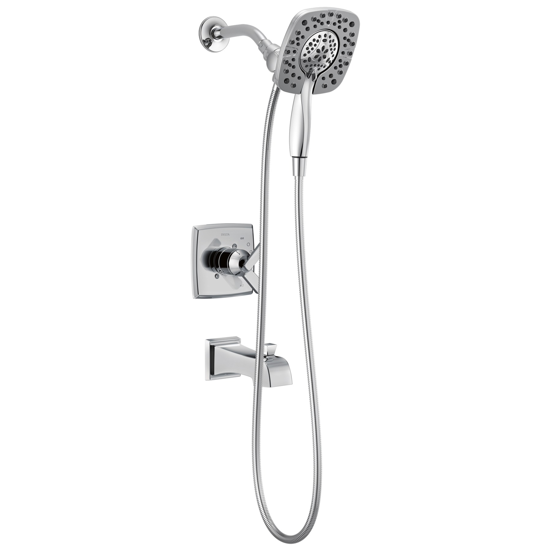 Monitor® 17 Series Shower Trim with In2ition® in Matte Black