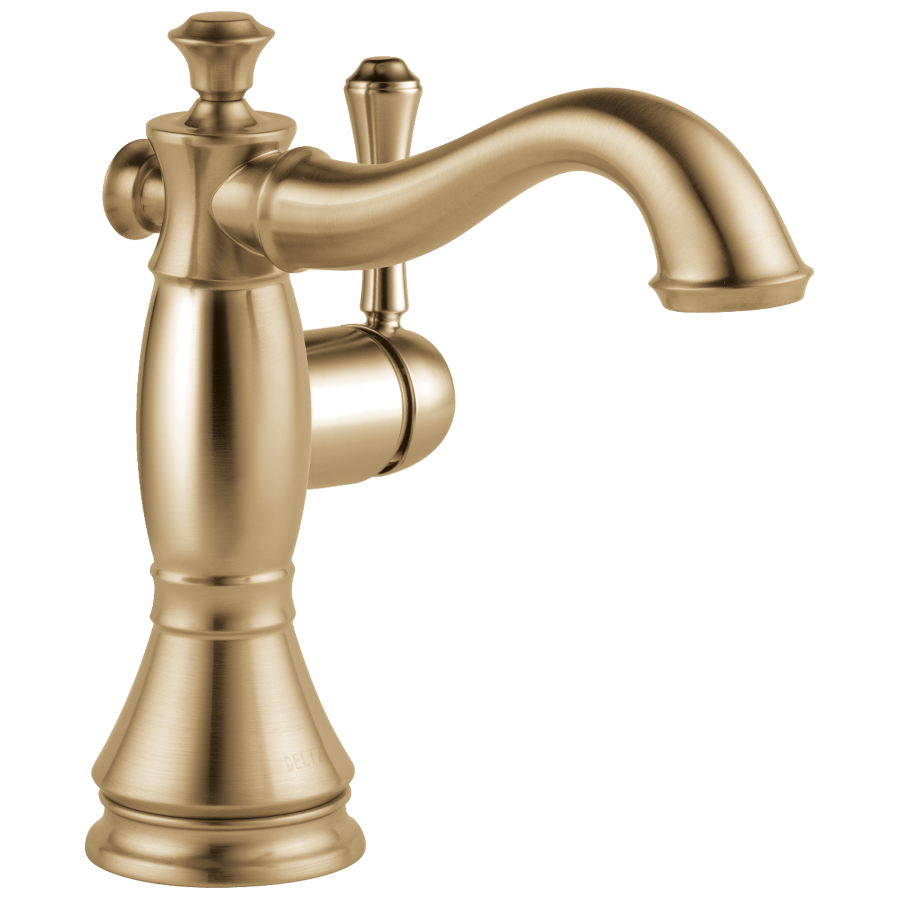 Single Handle Bathroom Faucet in Champagne Bronze