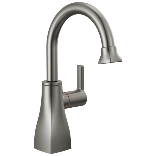 Contemporary Square Instant Hot Water Dispenser in Black Stainless  1940LF-H-KS | Delta Faucet
