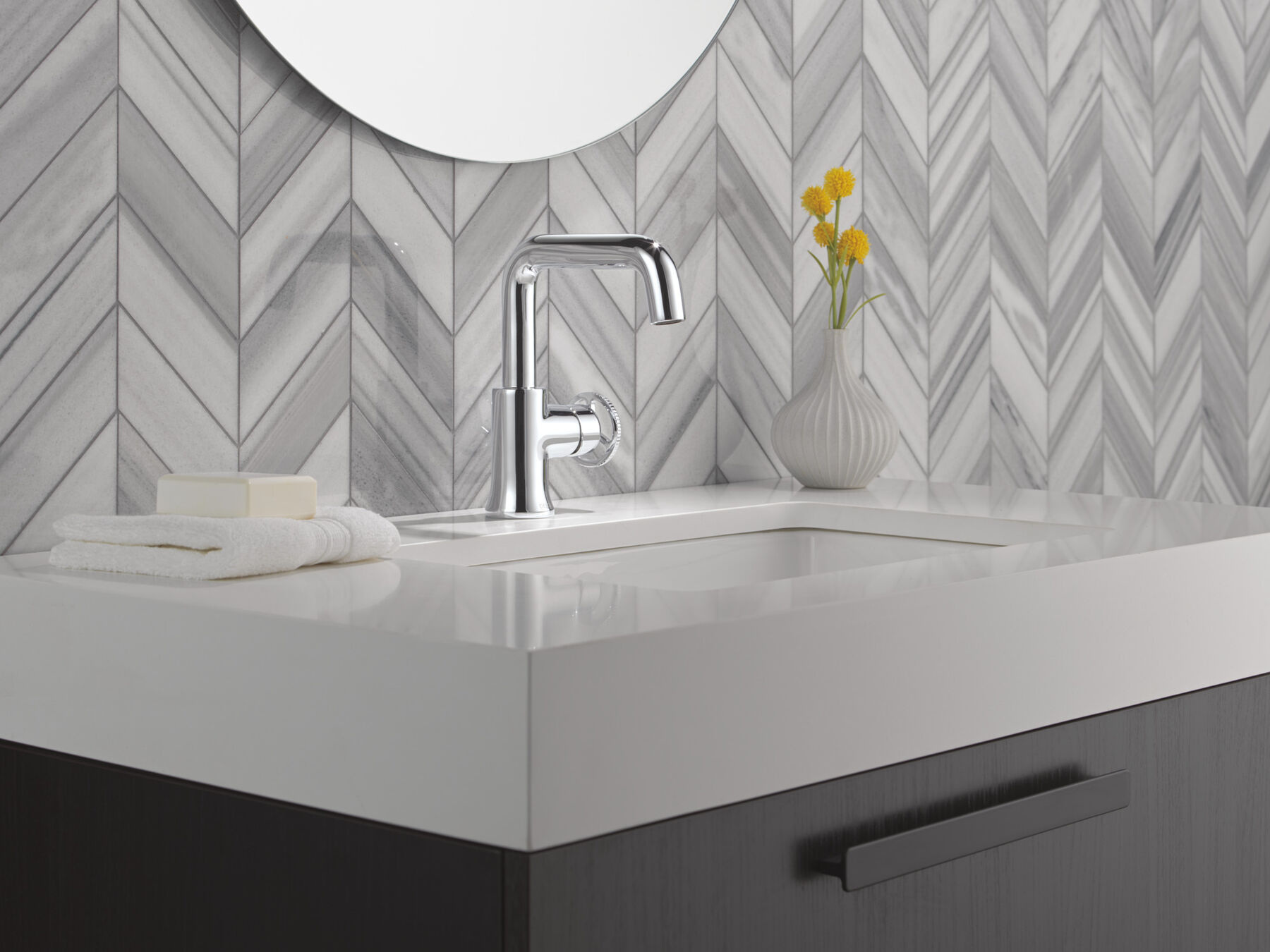 Single Handle Bathroom Faucet, image 4