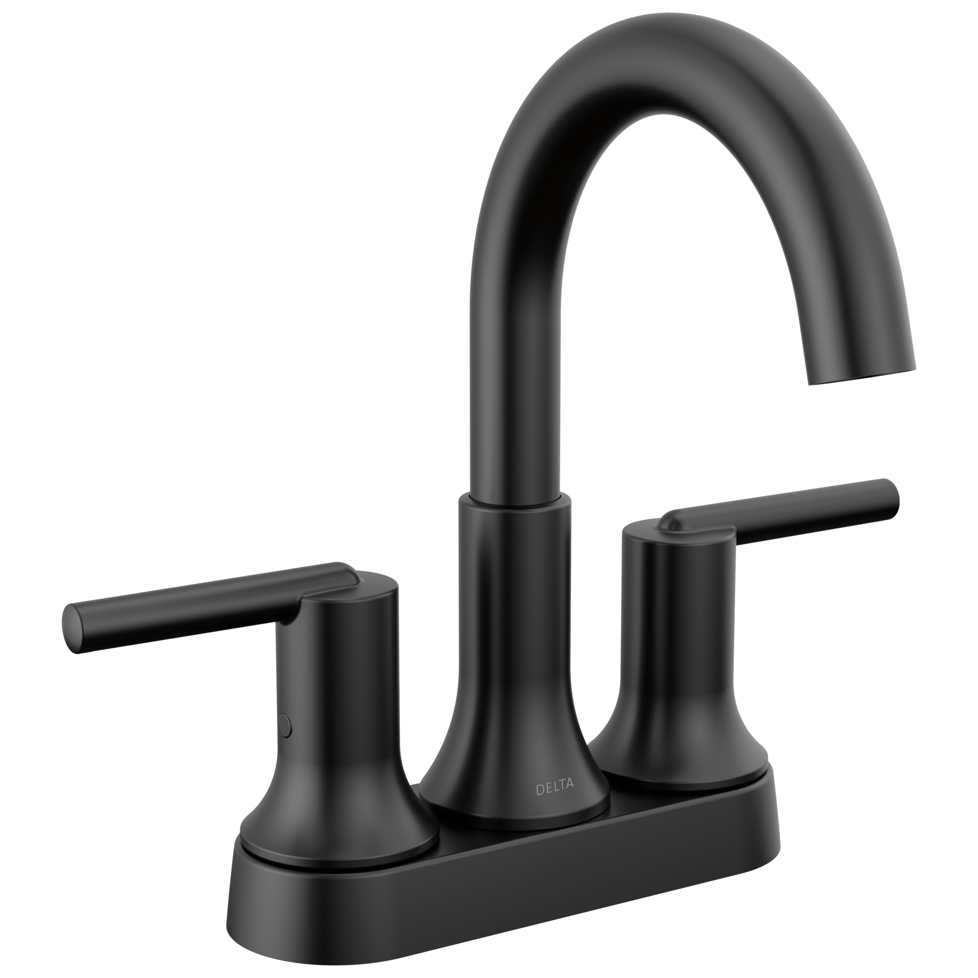 Delta Faucet Trinsic Two Handle Centerset Bathroom Faucet - Matte Black