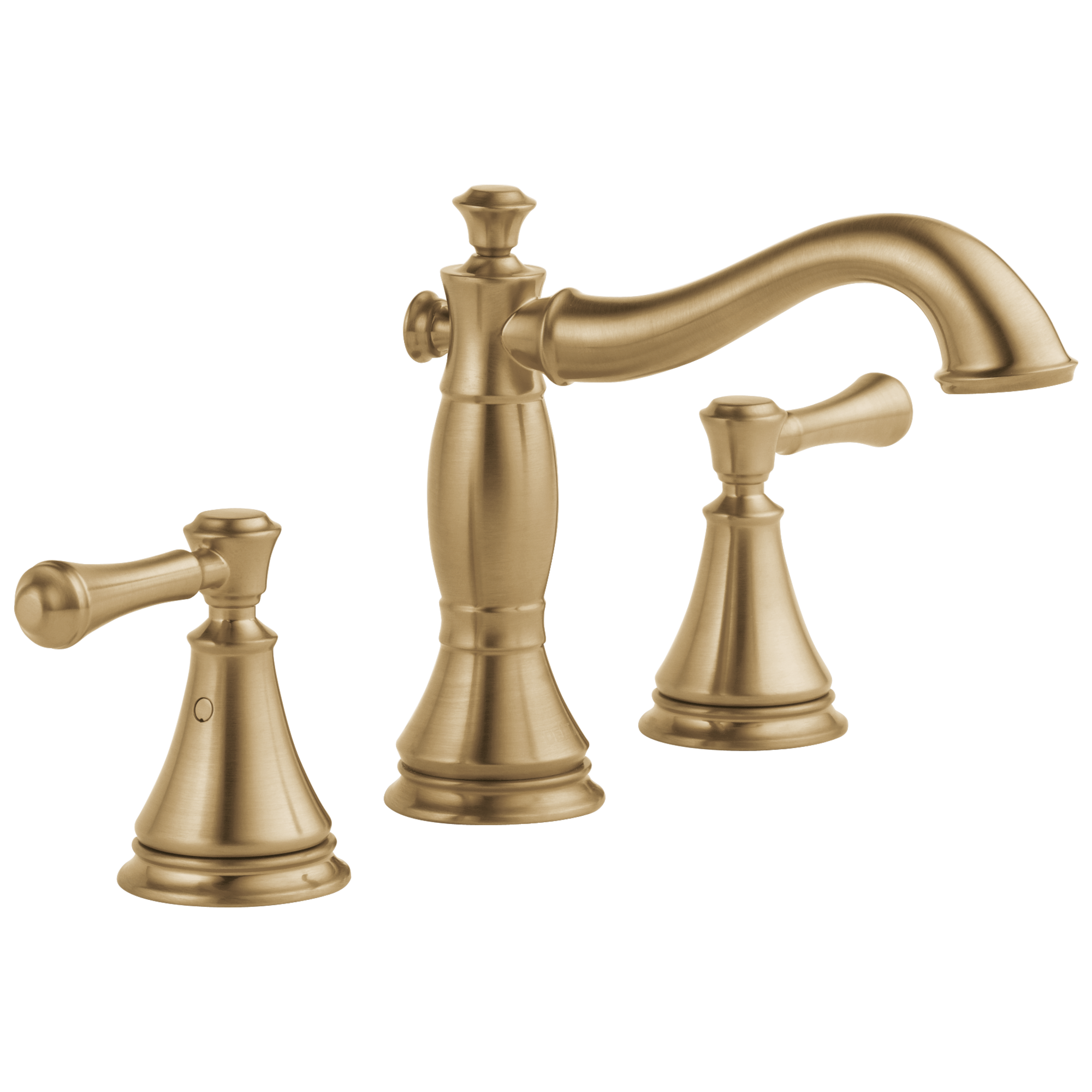 Delta Faucet CassidyE Two Handle Widespread Bathroom Faucet - Champagne Bronze