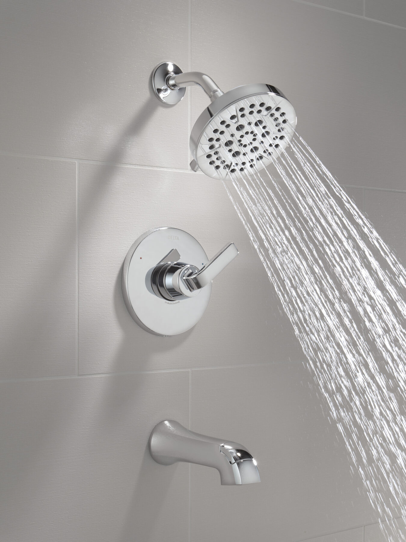 Widespread Lavatory Faucet with 14 Series Tub Shower Trim and Bathroom Accessories Bundle