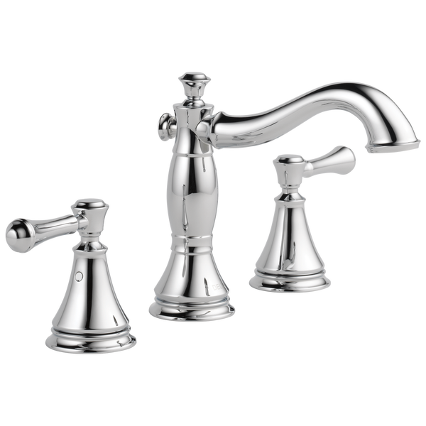 Two Handle Widespread Bathroom Faucet in Chrome 3597LF-MPU | Delta