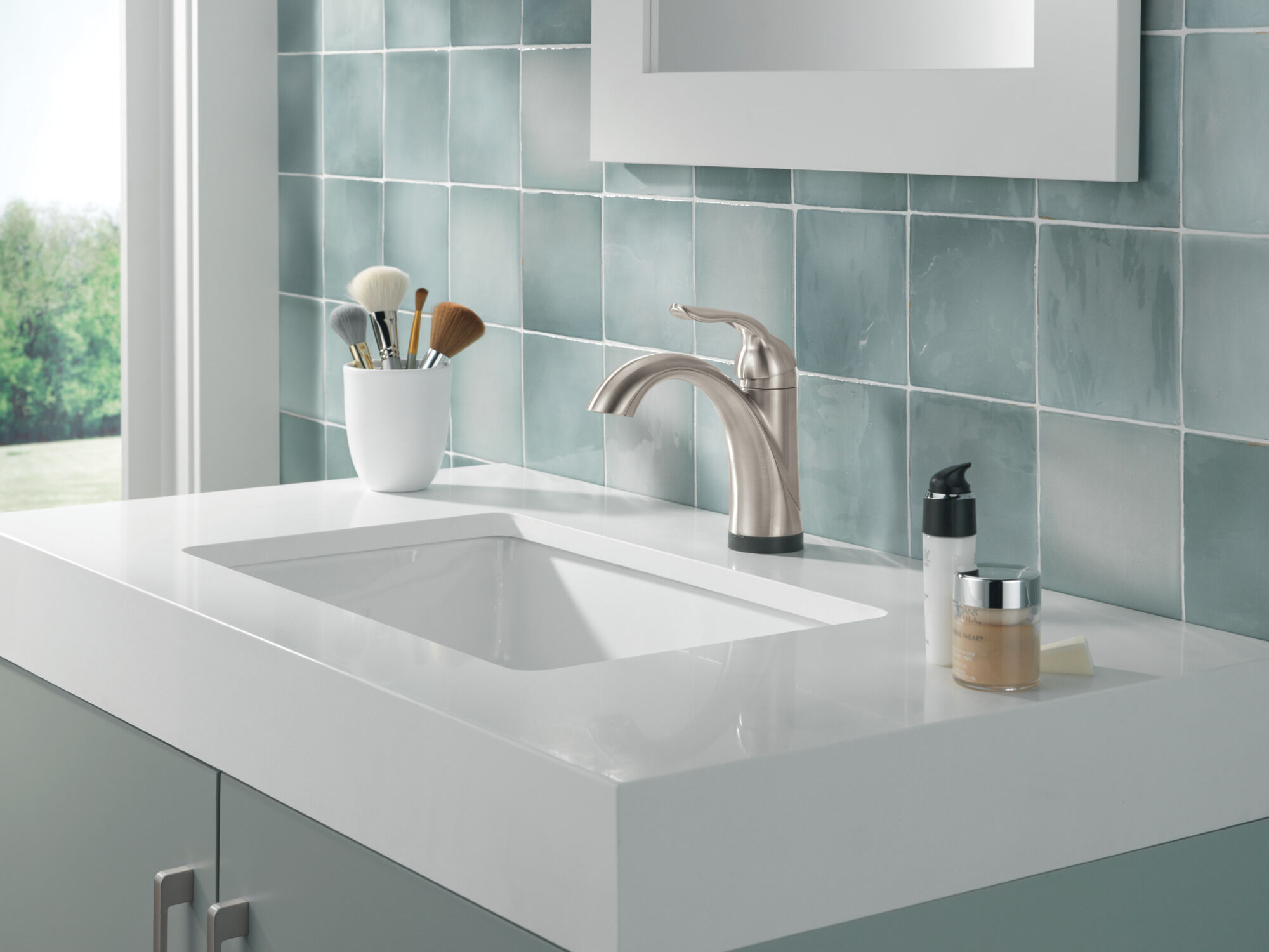 Touch2O® Bathroom Faucet with Touchless Technology in Stainless