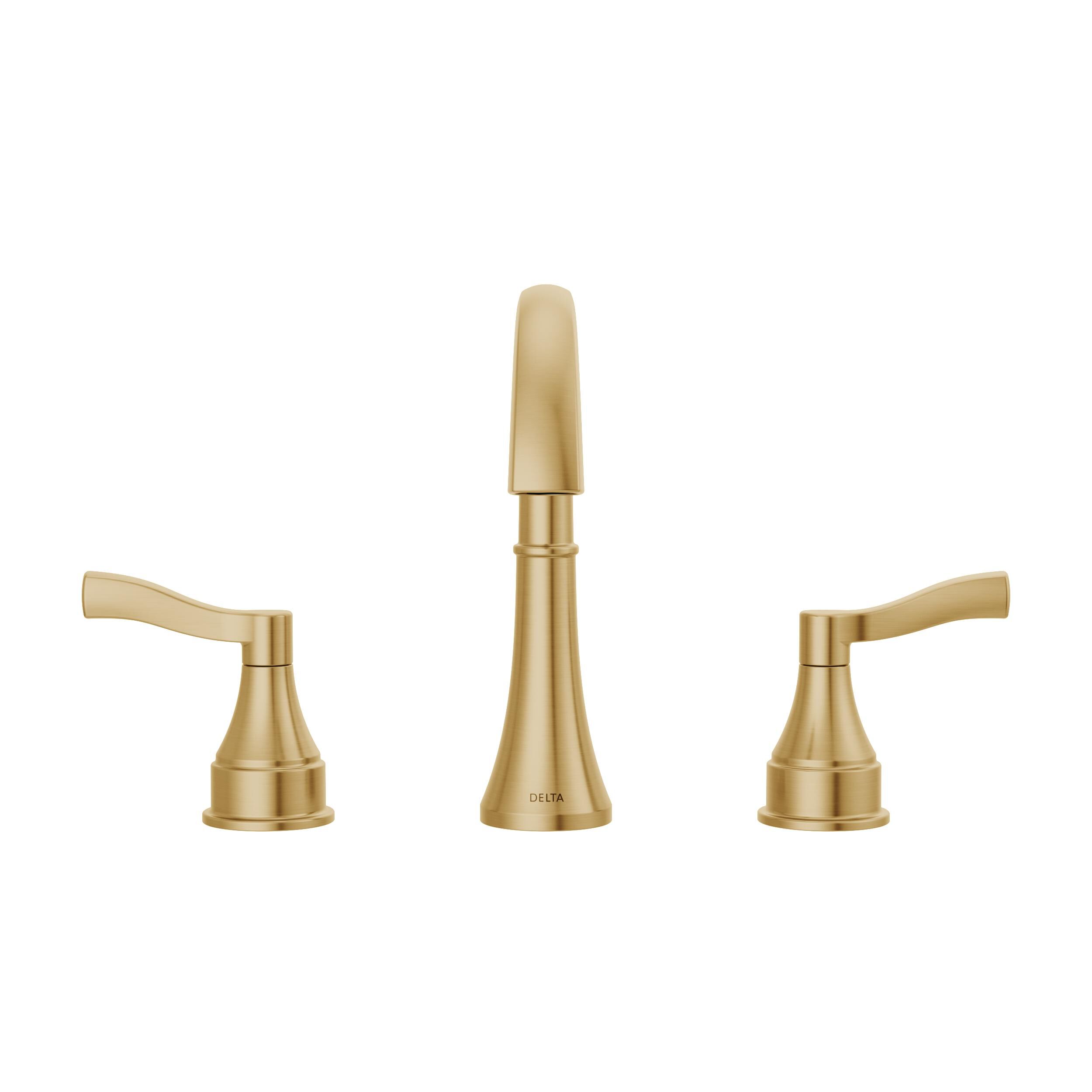 Two Handle Widespread Bathroom Faucet in Champagne Bronze 35822LF