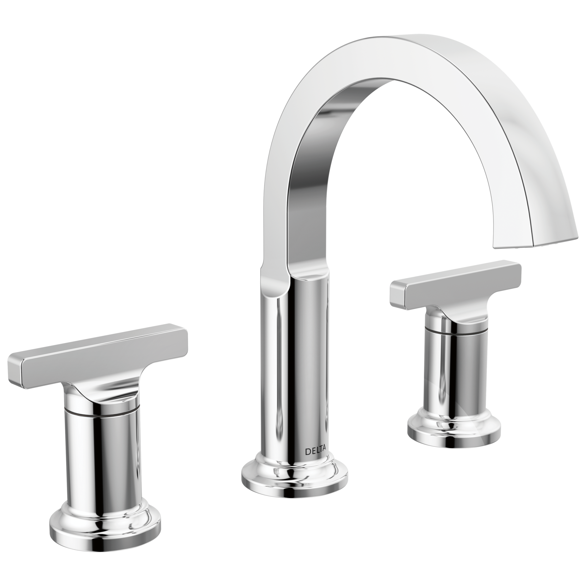 Delta Faucet Tetrae Two Handle Widespread Bathroom Faucet - Lumicoat Chrome