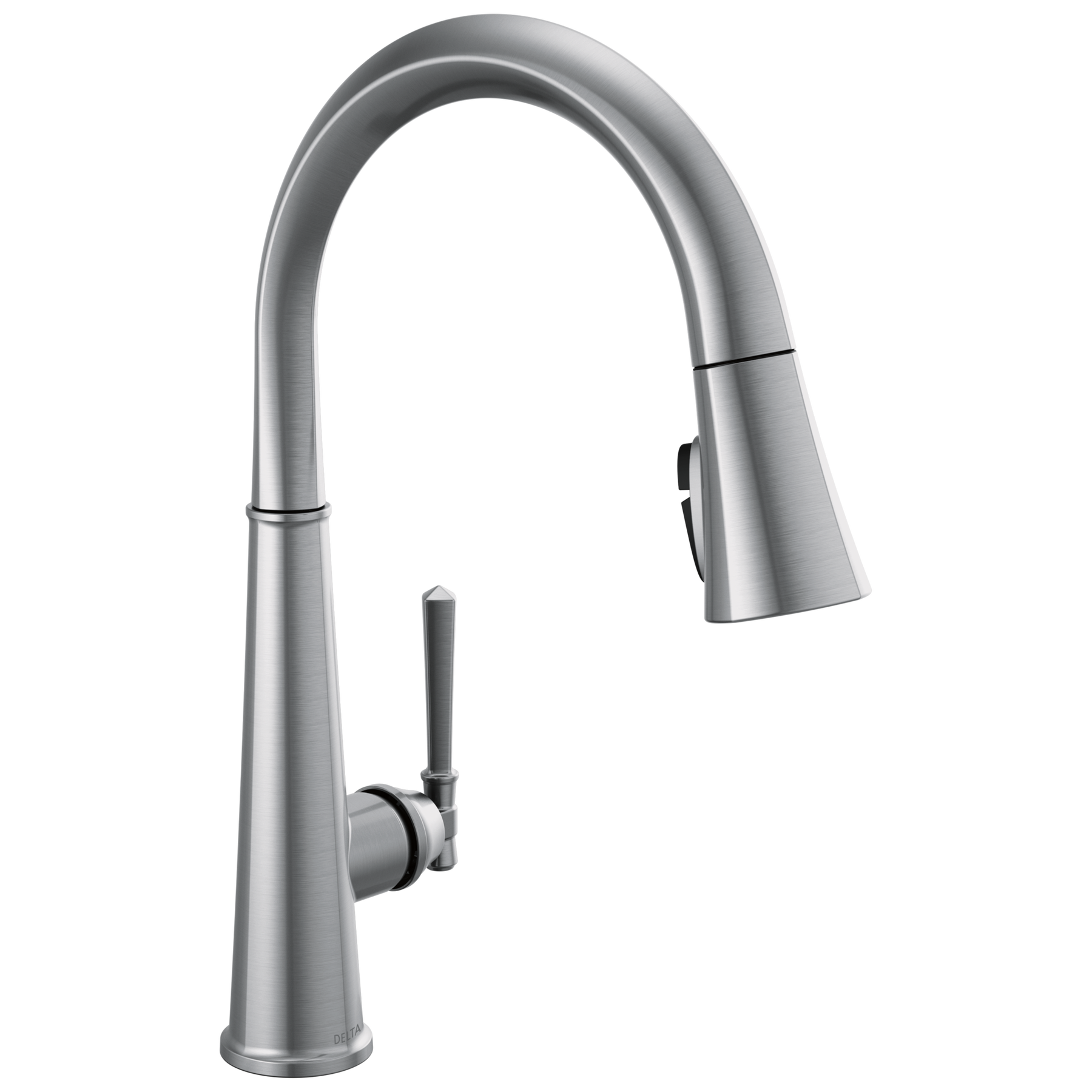 Single Handle Pull-Down Kitchen Faucet in Lumicoat® Arctic