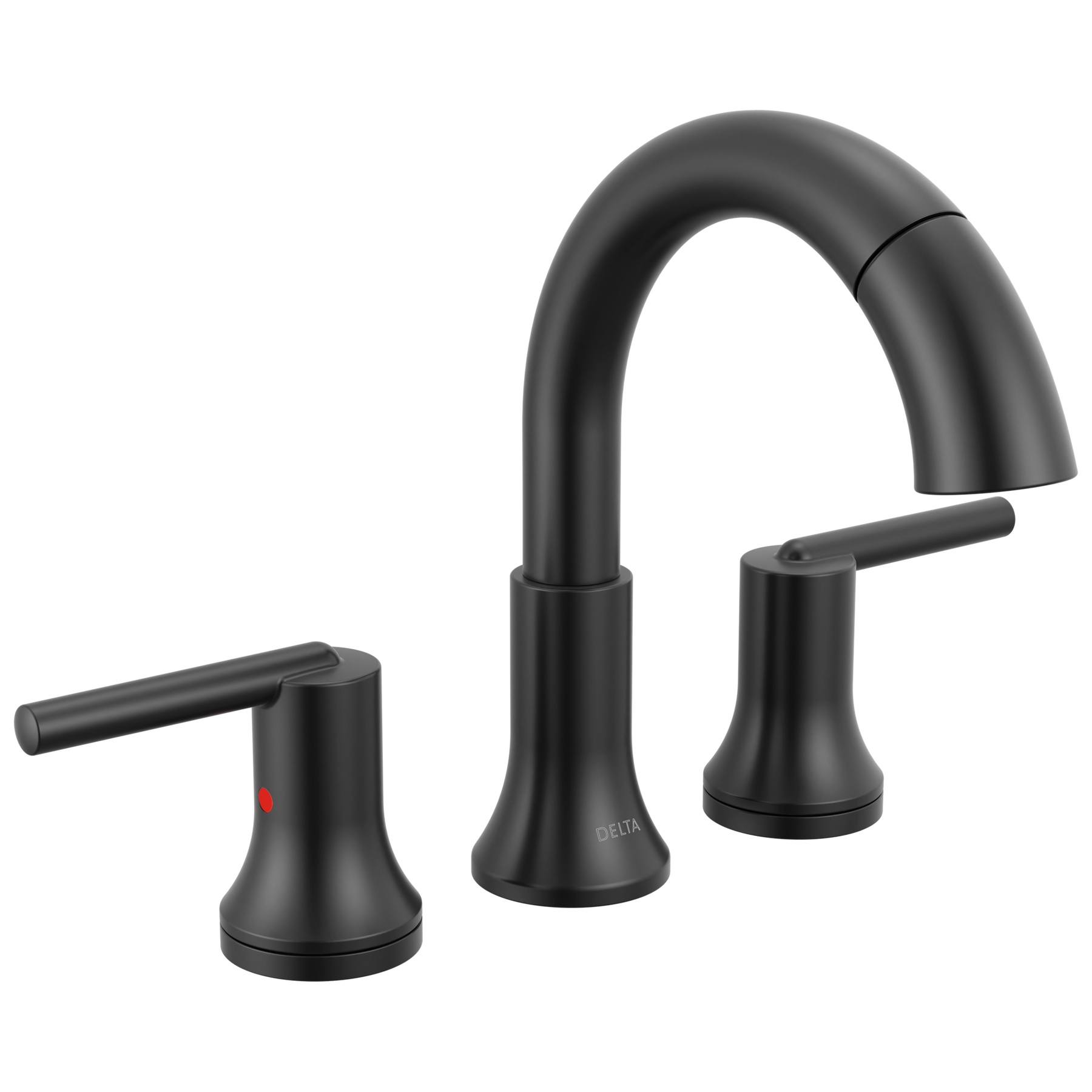 Two Handle Widespread Pull Down Bathroom (Recertified) in Matte Black