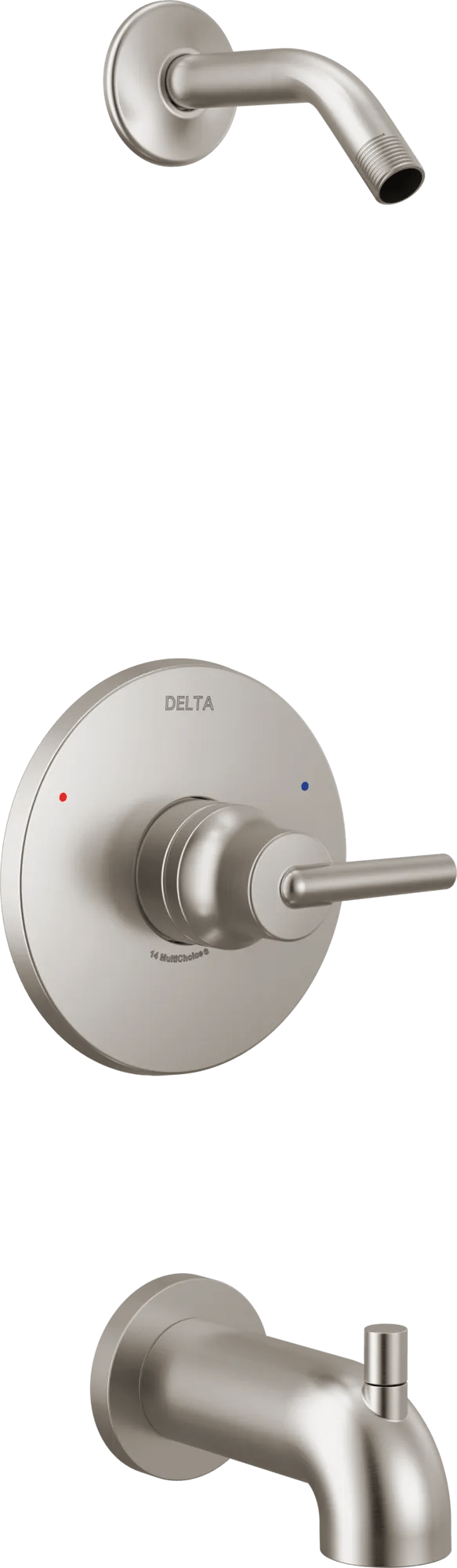 Delta Faucet Trinsic Monitor 14 Series Tub & Shower Trim - Less Head - Stainless