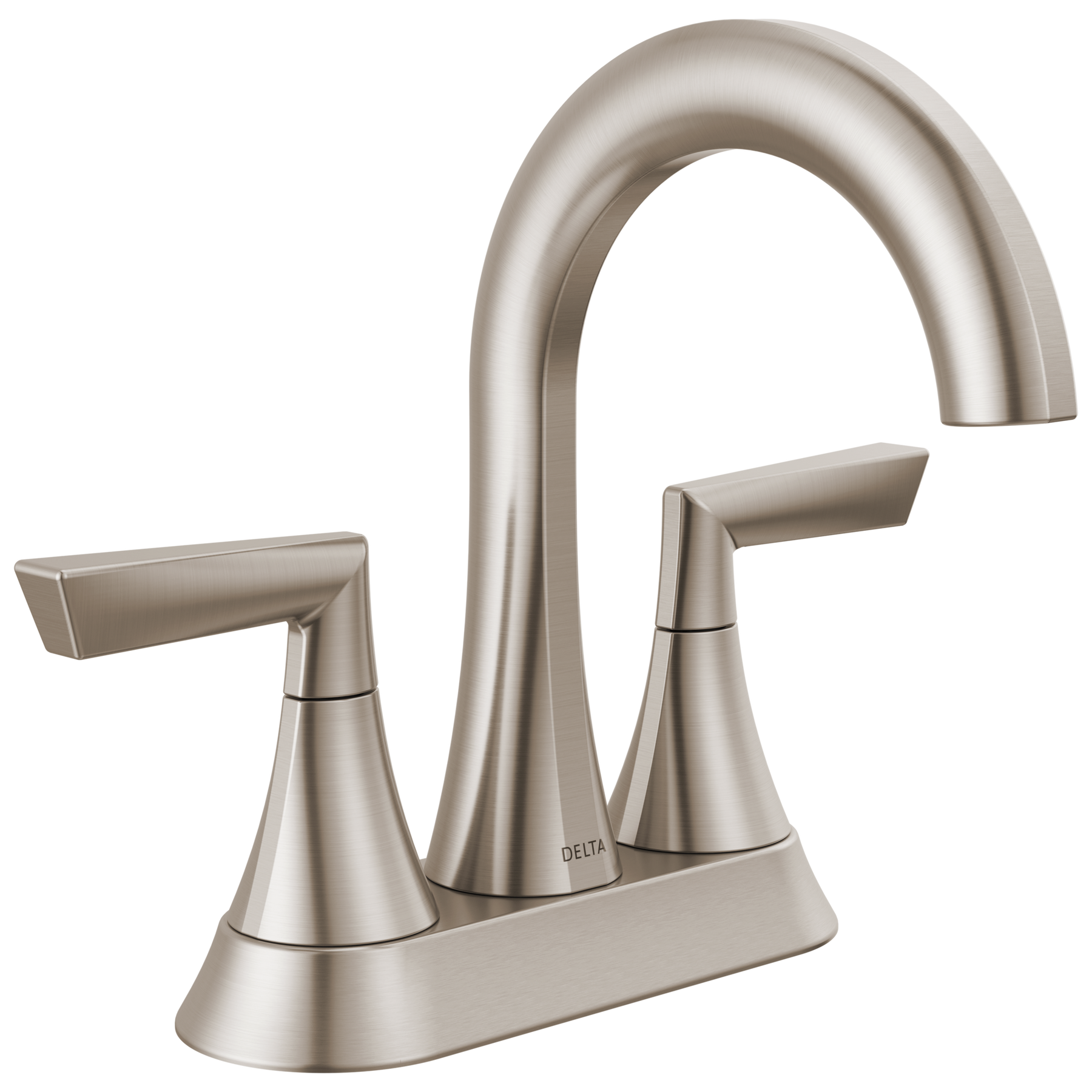 Two Handle Centerset Bathroom Faucet in Spotshield Brushed Nickel