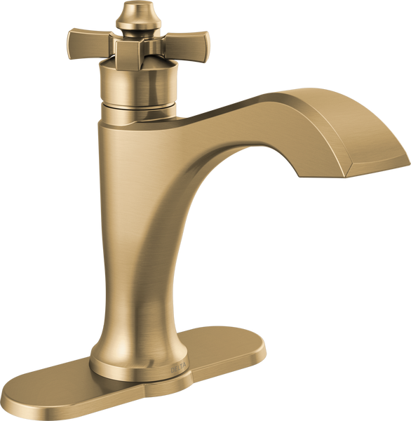 Single Handle Bathroom Faucet in Champagne Bronze 557-CZMPU-DST