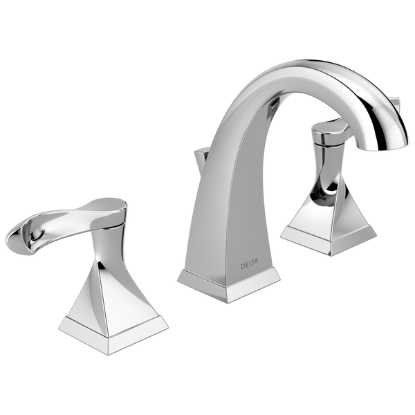 Two Handle Widespread Bathroom Faucet in Chrome 35741-DST | Delta